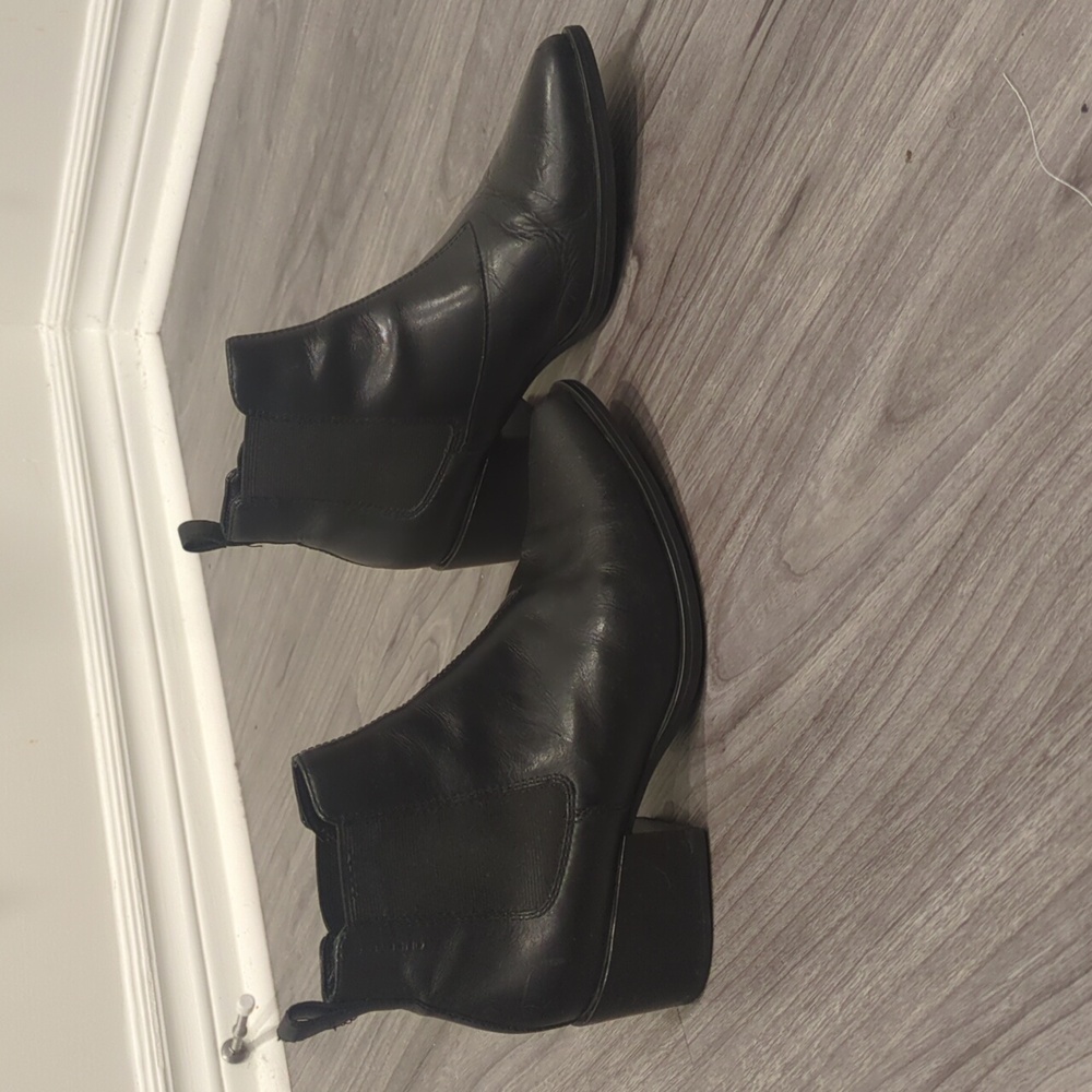 VAGABOND Marja Black leather chelsea boots, Size 36/U 6